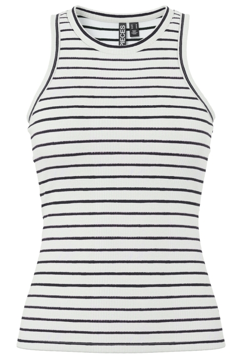 Pieces witte dames top | Vooraanzicht
