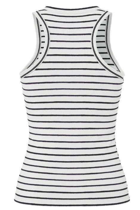 Pieces witte dames top | Achteraanzicht