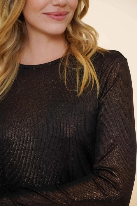 Geisha bronzen dames t-shirt | Close up