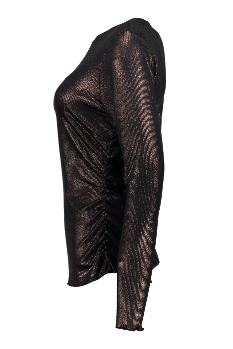 Geisha bronzen dames t-shirt | Zijaanzicht