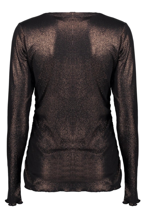 Geisha bronzen dames t-shirt | Achteraanzicht