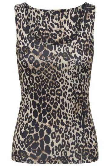 Only Top ONLLONE AOP LEO 2-WAY S/L TOP JRS 15348826 CLOUD DANCER/LEO AOP