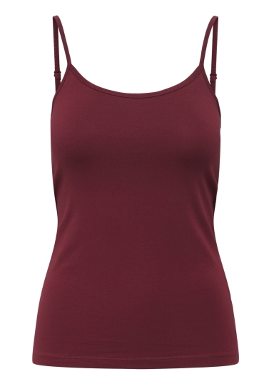 Jacqueline de Yong Top JDYAVA SINGLET JRS NOOS 15148401 CABERNET