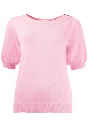 NED T-shirt DHALIA RMB BREI 25S1 U106 39 460 lilac chiffon
