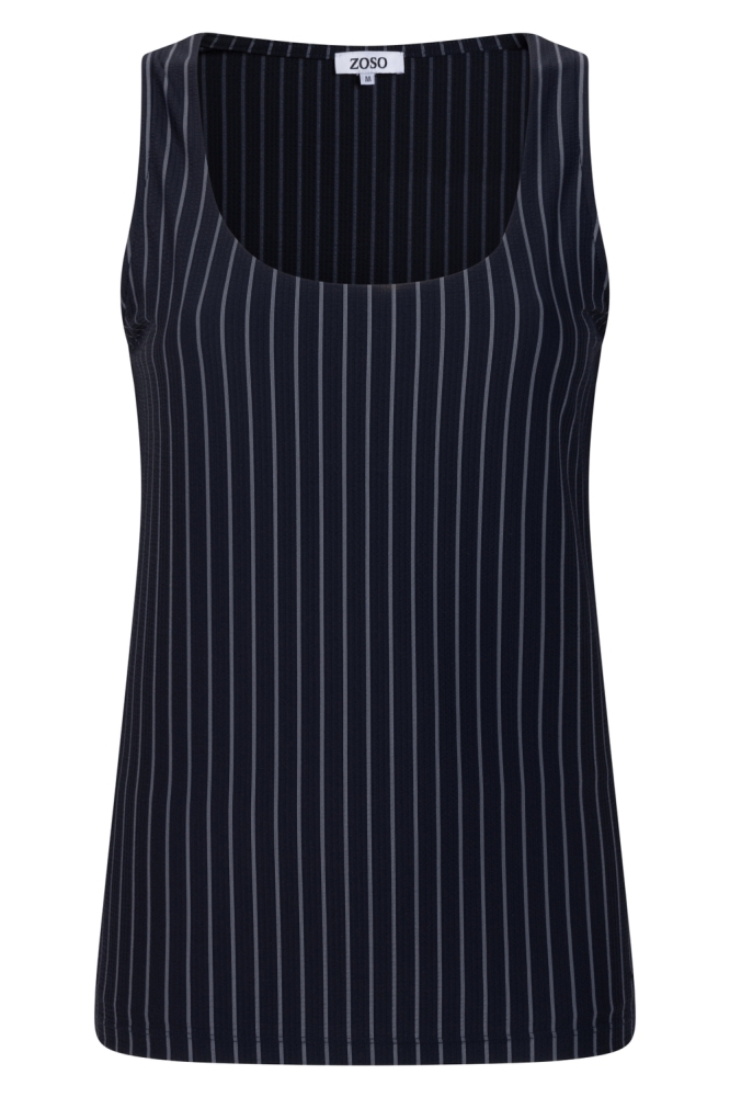 Zoso blauwe dames top | Vooraanzicht