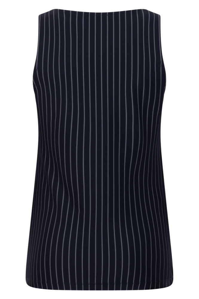 Zoso blauwe dames top | Achteraanzicht