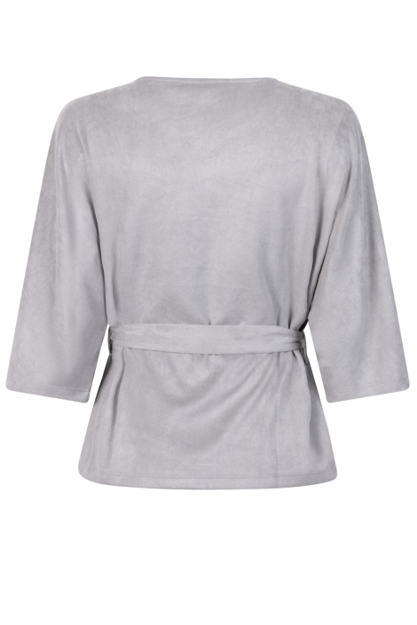 Zoso grijze dames t-shirt | Achteraanzicht