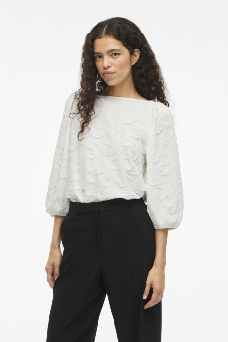 Vila witte dames t-shirt | Model