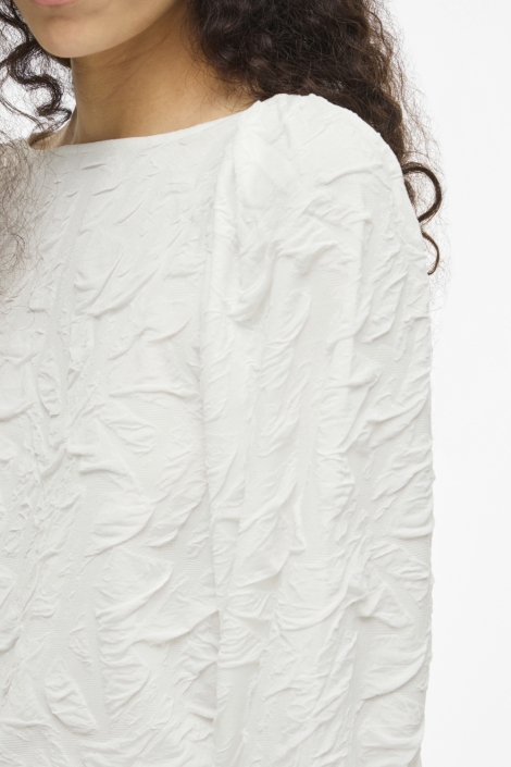 Vila witte dames t-shirt | Close up