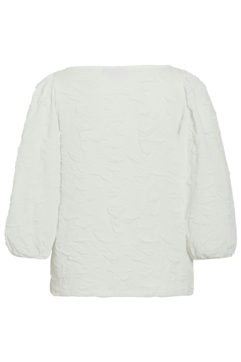 Vila witte dames t-shirt | Achteraanzicht