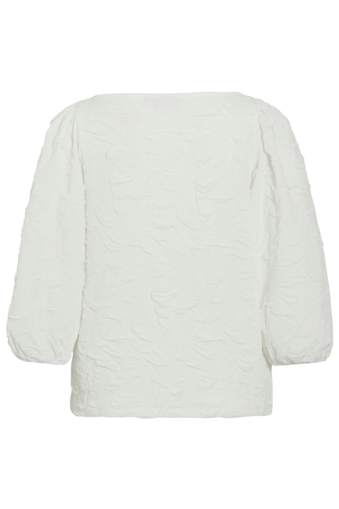 Vila witte dames t-shirt | Achteraanzicht