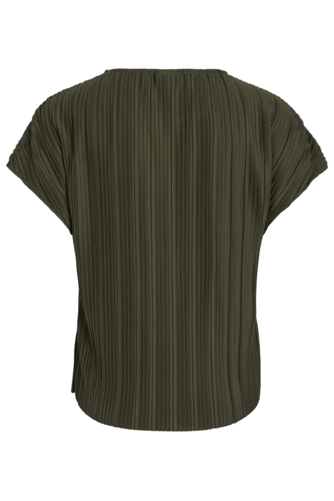 Vila groene dames t-shirt | Achteraanzicht