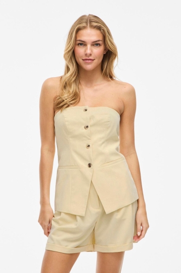 Vila Vest VIHANDI VEST 14111994 PALE BANANA
