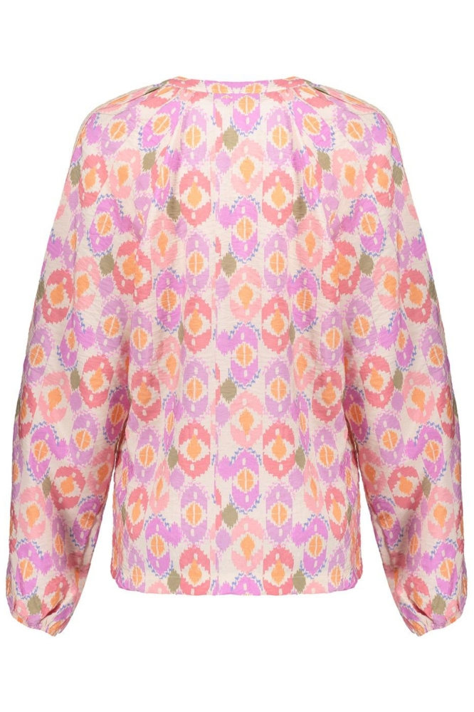 TOP MET ZOMERSE PRINT 53214 20 Lilac/Orange