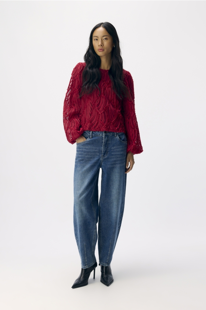 Object rode dames blouse | Model