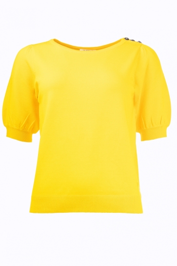 NED T-shirt DHALIA RMB BREI 25S1-U106-39 Freesia