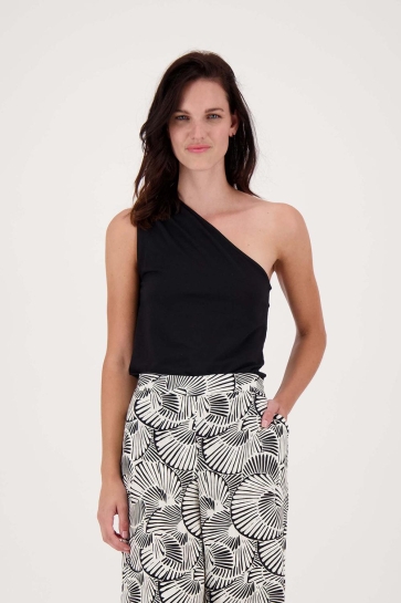 Zusss Top ASSYMETRISCHE TOP 0304 158 ZWART