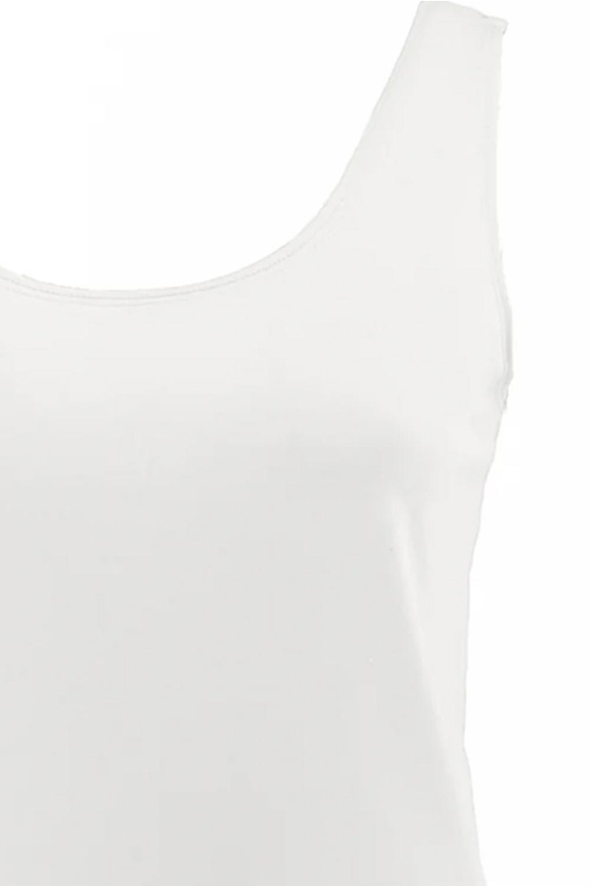 FOS Amsterdam witte dames top | Close up