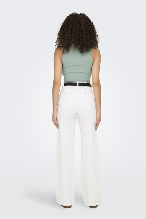 Only groene dames top | Model achteraanzicht