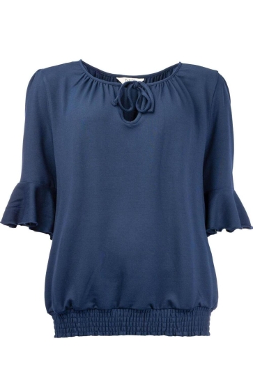 NED Blouse RIO MODAL TRICOT 25S4 U225 02 303 marine
