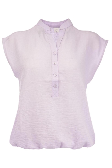 NED T-shirt LUCIE SL WASHED CRINCLE WOVEN 25S4U28702 817 lilac