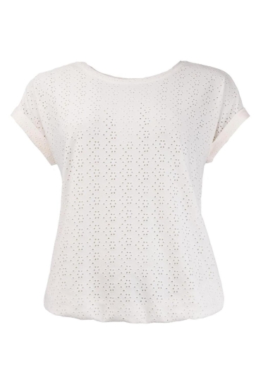 NED T-shirt BRISIA AJOUR KNIT 25S4U15502 01 ecru