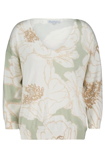 Red Button Trui FAY SUN FLOWER SRB4224 259 MISTY SAGE