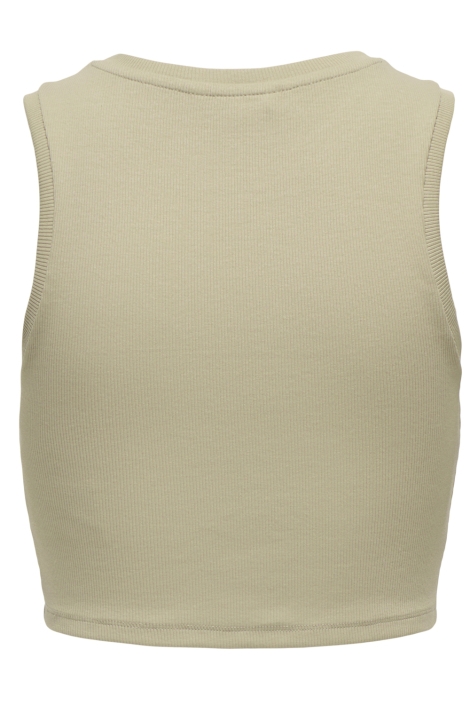 Only beige dames top | Achteraanzicht
