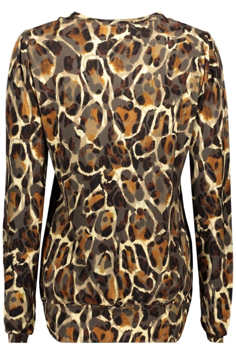 NED camel dames t-shirt | Achteraanzicht