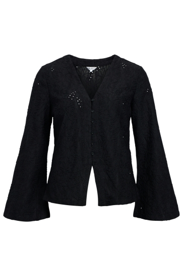 Object Blouse OBJEVERLY RE L/S TOP 142 23047977 BLACK