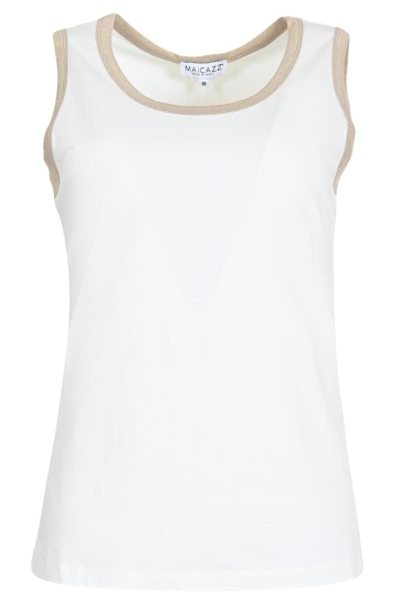 Maicazz Top BALLET TOP SU25 60 341 OFF WHITE GOLD