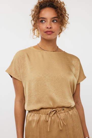 Ydence T-shirt TOP KIEK HSS2516 007 SAND