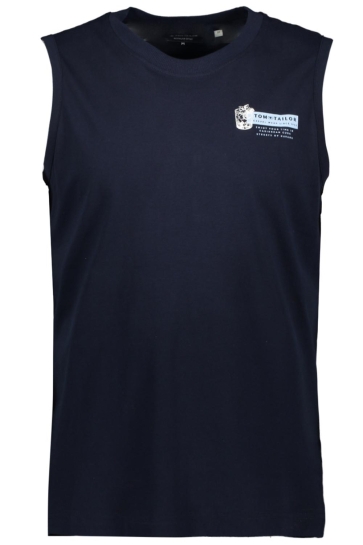 Tom Tailor T-shirt TANKTOP MET PRINT 1046749XX10 10668