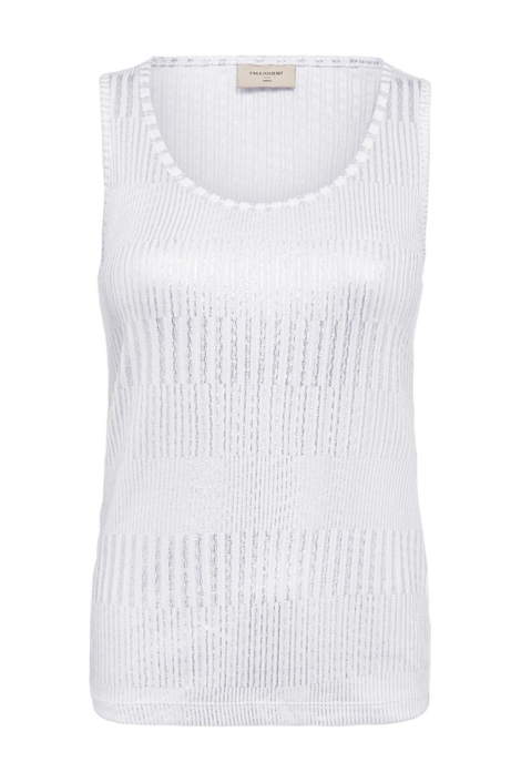 Freequent witte dames top | Vooraanzicht