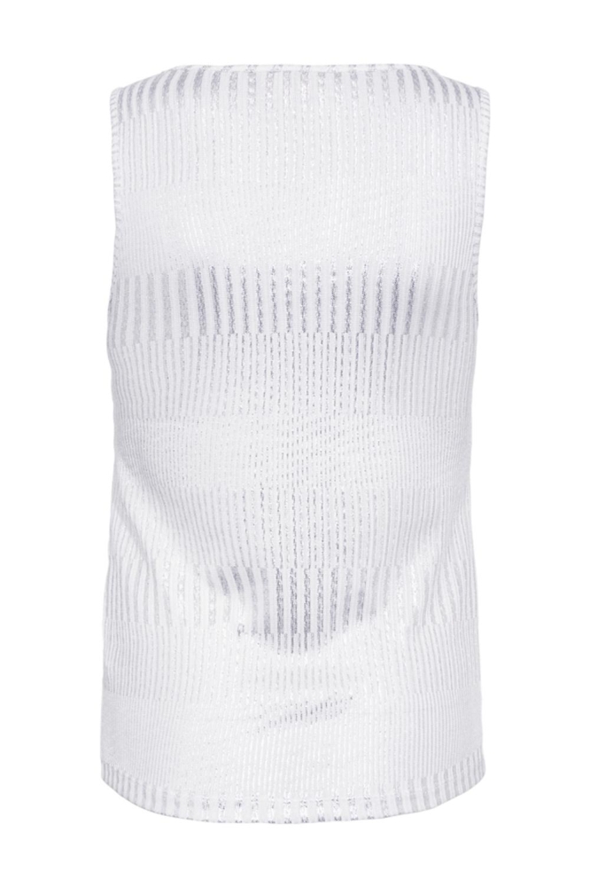 Freequent witte dames top | Achteraanzicht