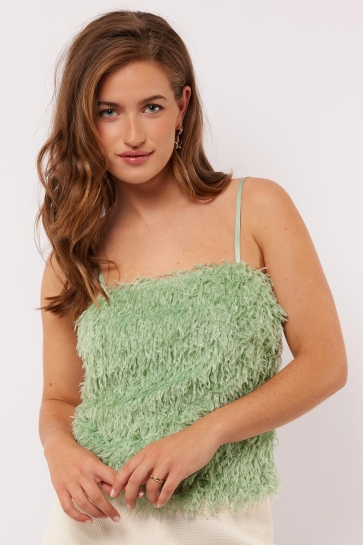 Fluresk Top MILLICENT TOP 25ZFBF01 754 EDGE WATER GREEN