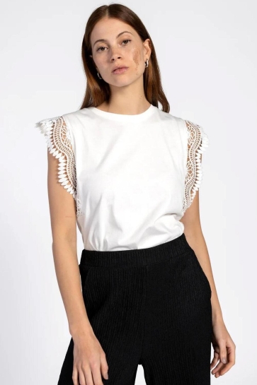 Aaiko Top CORA FANCY CO 144 114300 LES BLANCS