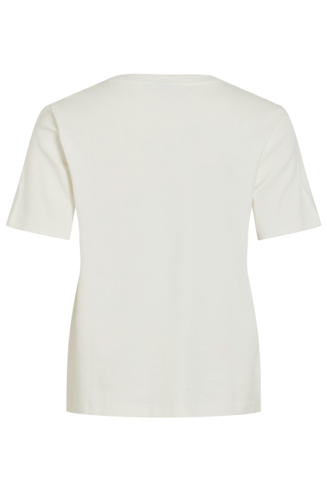Vila witte dames t-shirt | Achteraanzicht