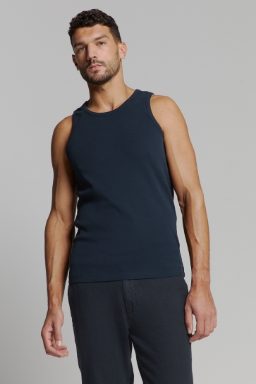 NO-EXCESS T-shirt GERIBBELDE SINGLET 28350480 078 NIGHT