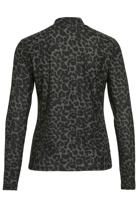 Vila groene dames t-shirt | Achteraanzicht