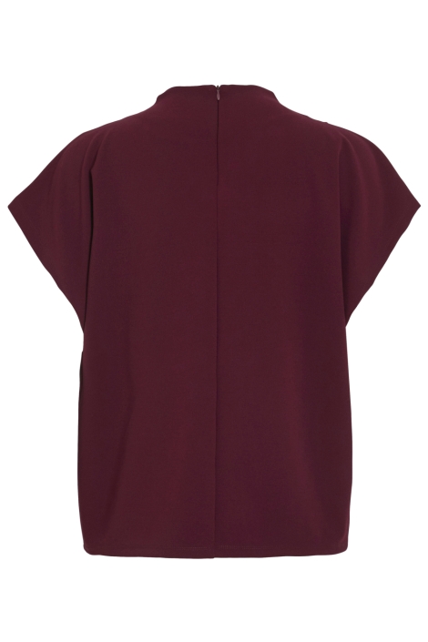 Vila bordeaux dames t-shirt | 