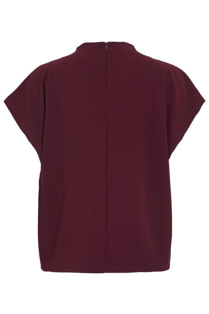 Vila bordeaux dames t-shirt | 