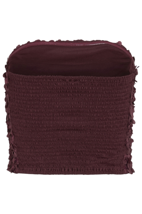 Vila bordeaux dames top | Achteraanzicht