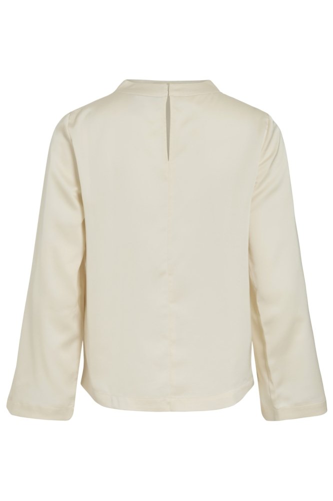 Vila beige dames t-shirt | Achteraanzicht