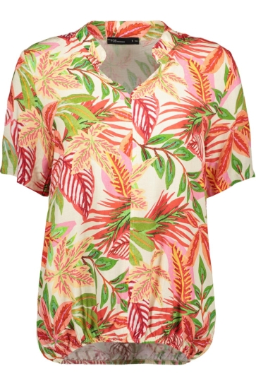 FOS Amsterdam Blouse DOORTJE BOEKET 7371 600 ROOD
