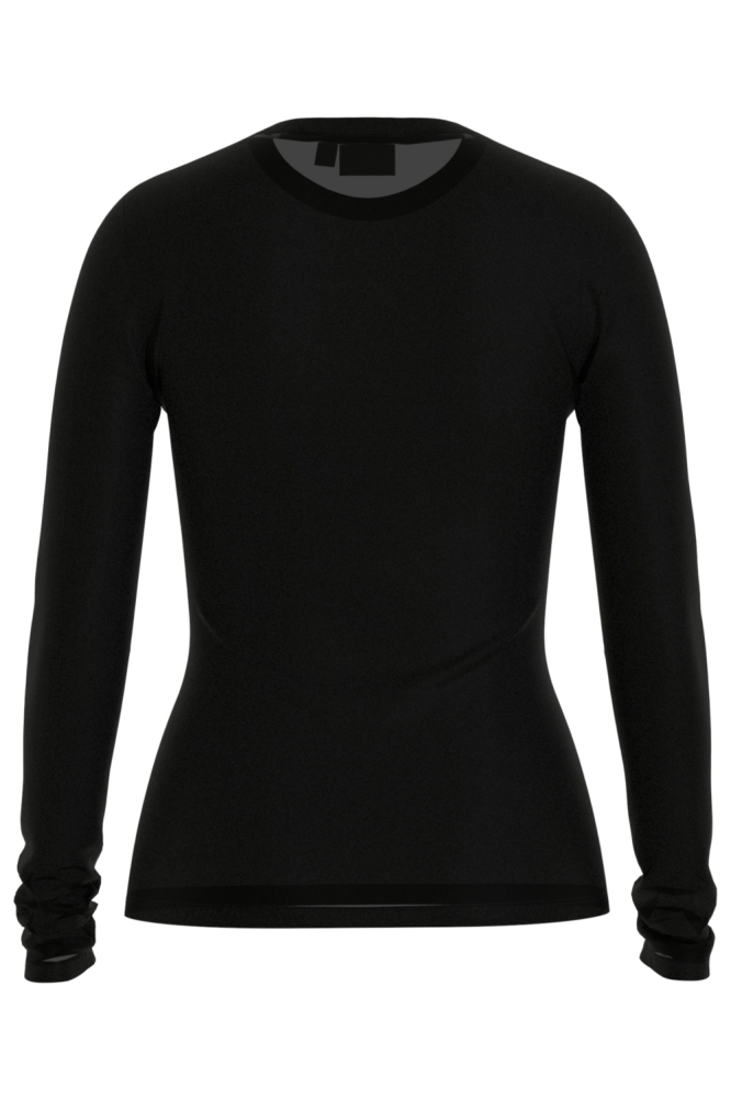 Vila zwarte dames t-shirt | Vooraanzicht