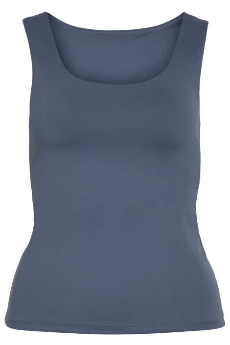 Vila blauwe dames top | Vooraanzicht