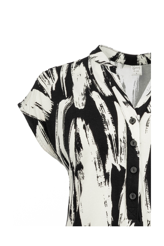 NED witte dames t-shirt | Close up