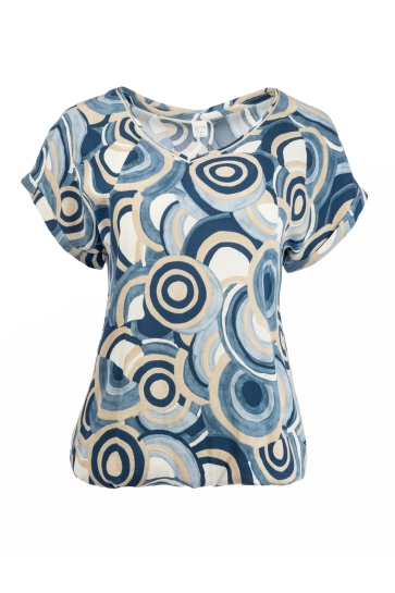 NED T-shirt NOX PW SS DENIM CICLES WOMEN 25S4 X1792 03 306 denim