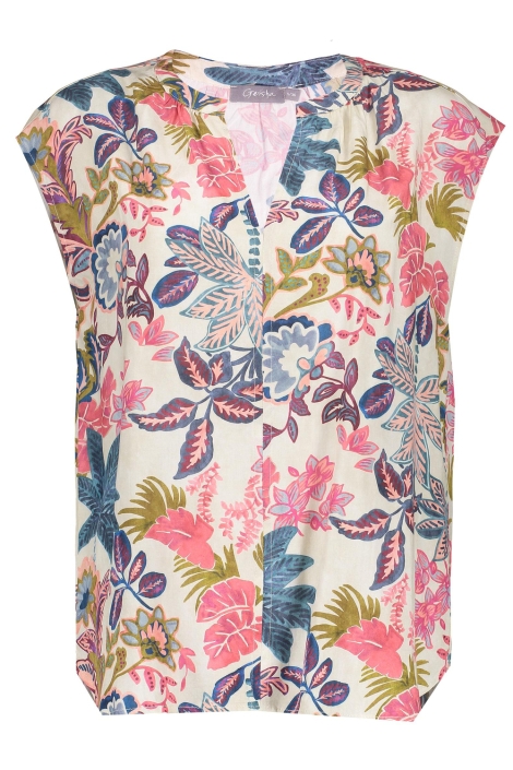 Geisha multi color dames top | Vooraanzicht